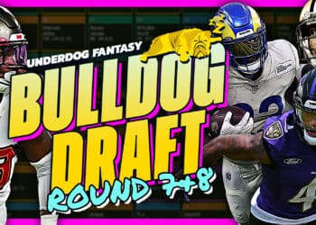 The 7th and 8th Round Selections For An Underdog High Stakes Draft ($500)